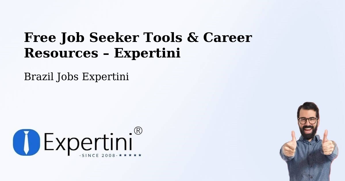 Free Job Seeker Tools & Career Resources – Pinhais - Pinhais, Brazil Jobs Expertini
